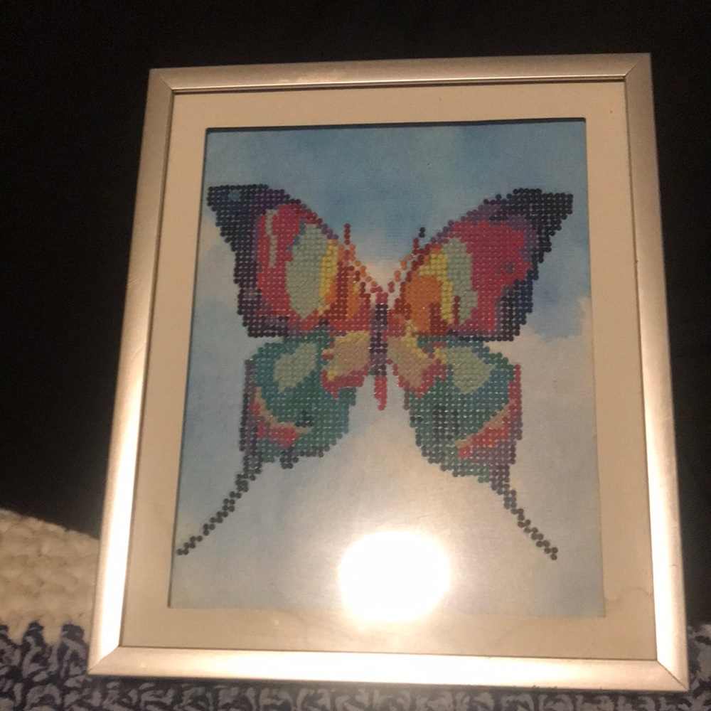 Hand Crafted Stewart Needlepoint Photo